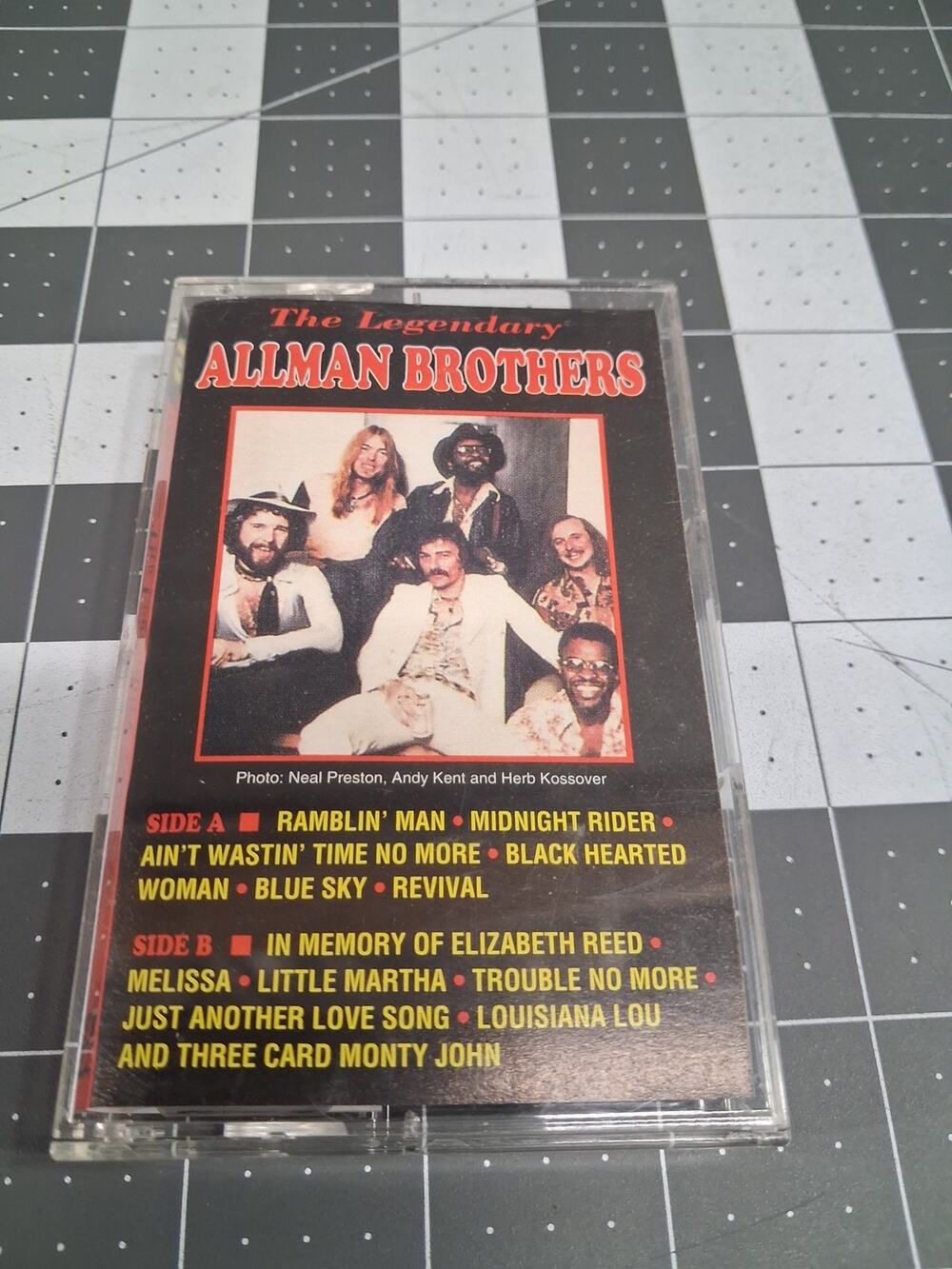 The Legendary Allman Brothers 12 Great Hits Cassette Tape
